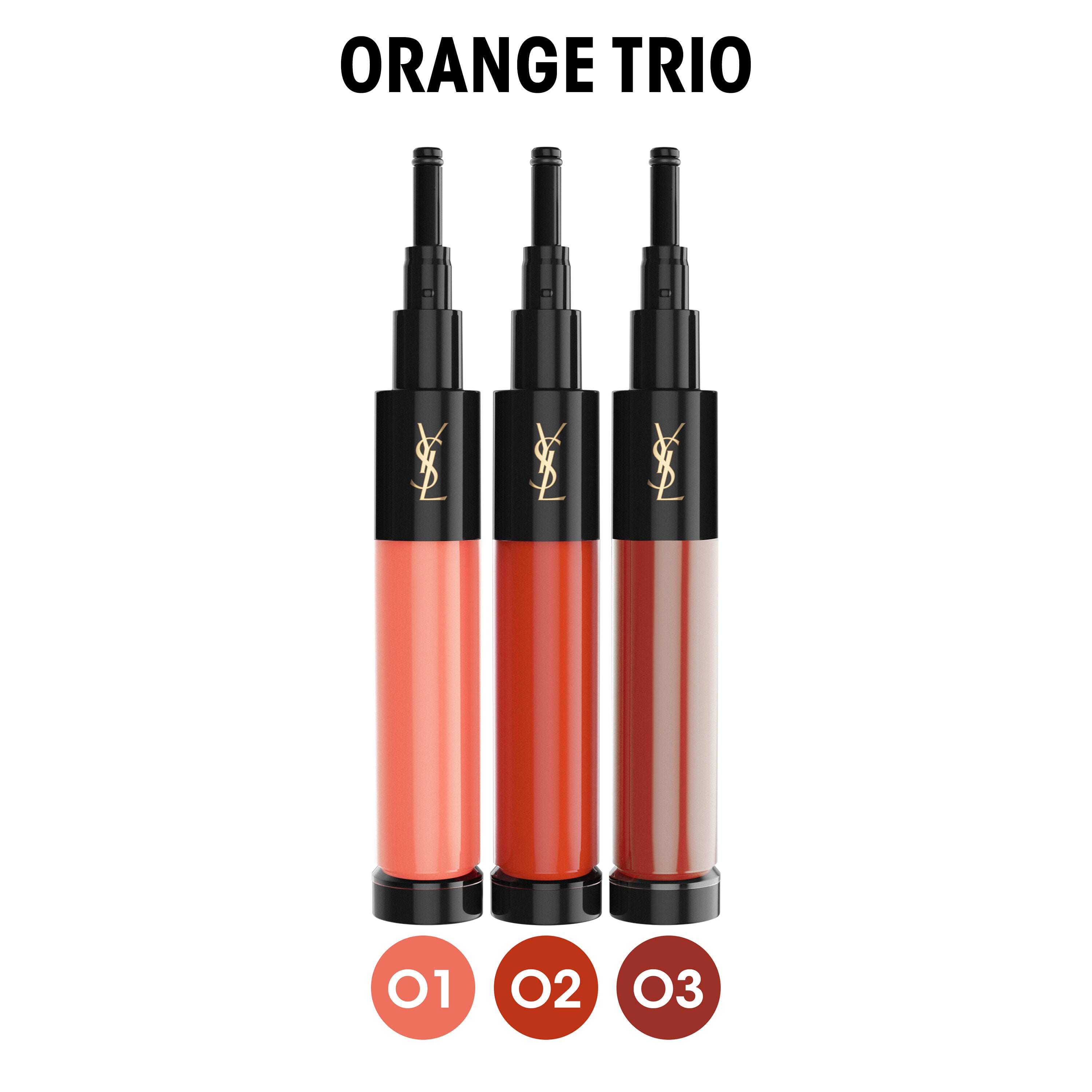 Rouge Sur Mesure Color Cartridge Trio - Cool Nude - YSL Beauty